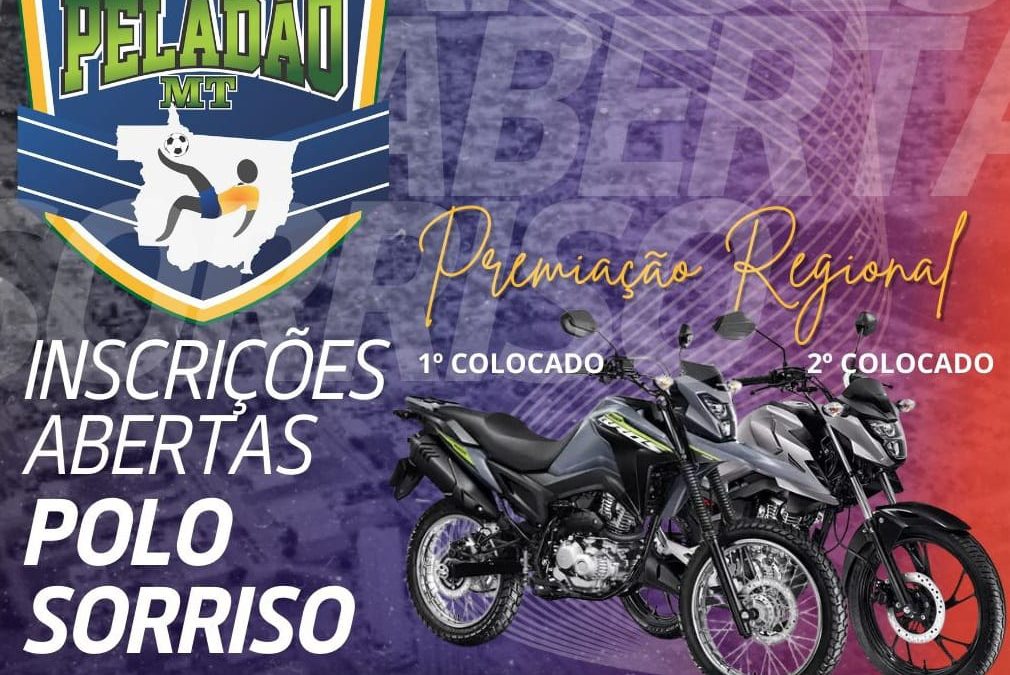 Inscrições para o Peladão MT já estão abertas no Instituto Cirinho Sorrindo em Sorriso