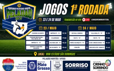Emoção e rivalidade marcam início do Peladão MT neste fim de semana em Sorriso