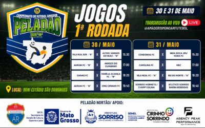 O Peladão MT movimenta Sorriso neste fim de semana